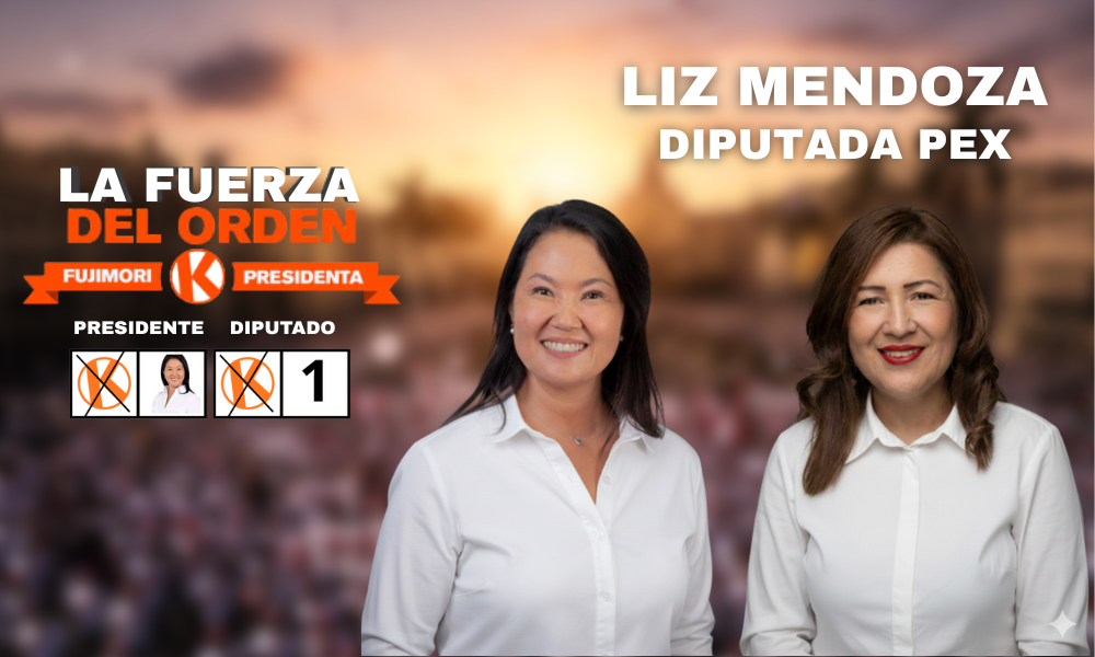 Liz Mendoza y Keiko Fujimori